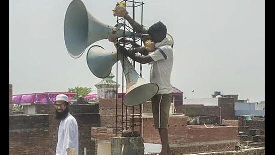 In four days, 10,923 loudspeakers removed from religious sites in UP -  Hindustan Times