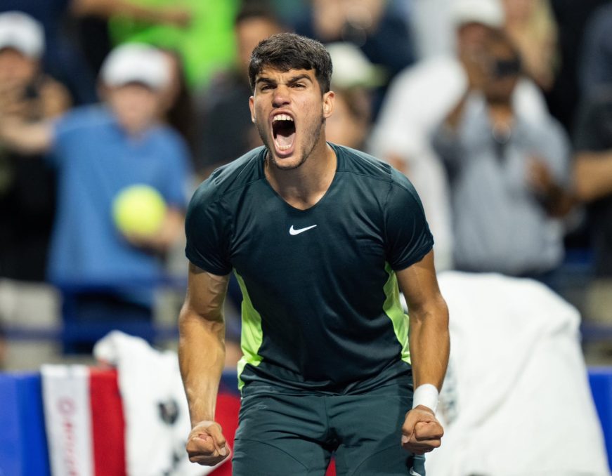 Carlos Alcaraz during Canadian Open