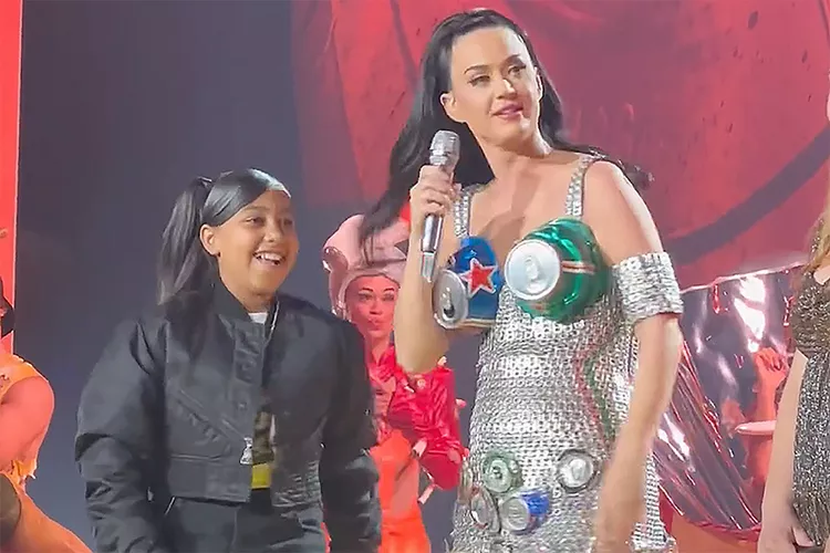 Katy Perry invites North West on stage for a showdown. 