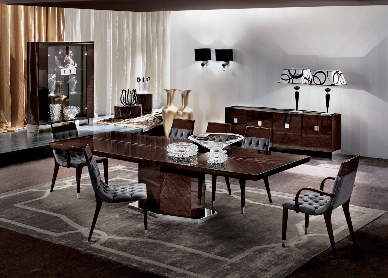 High-end luxury dining table
