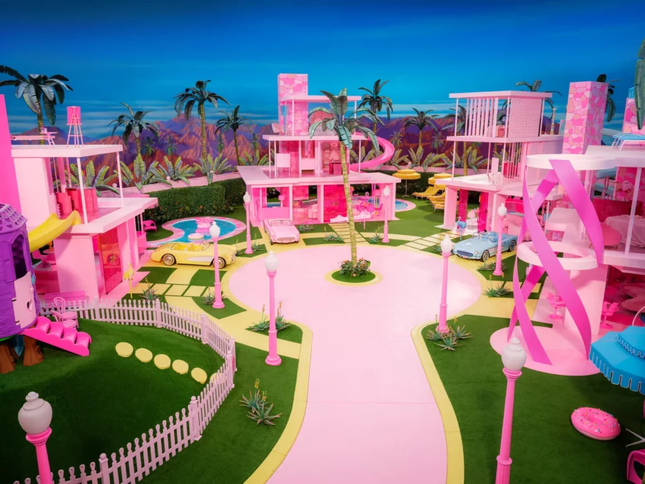 Barbie's house.