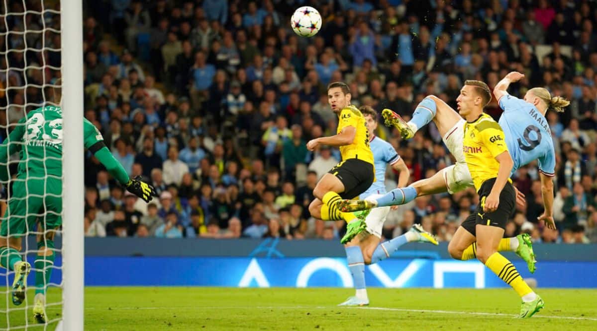 Erling Haaland scores as Manchester City defeat Dortmund from behind