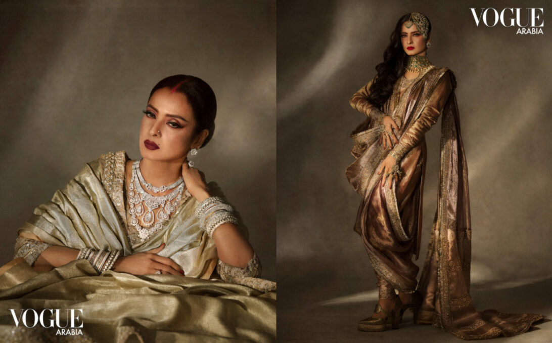 Rekha: Reigning Supreme on Vogue's Cover and Embracing a Life of Stardom - Asiana Times