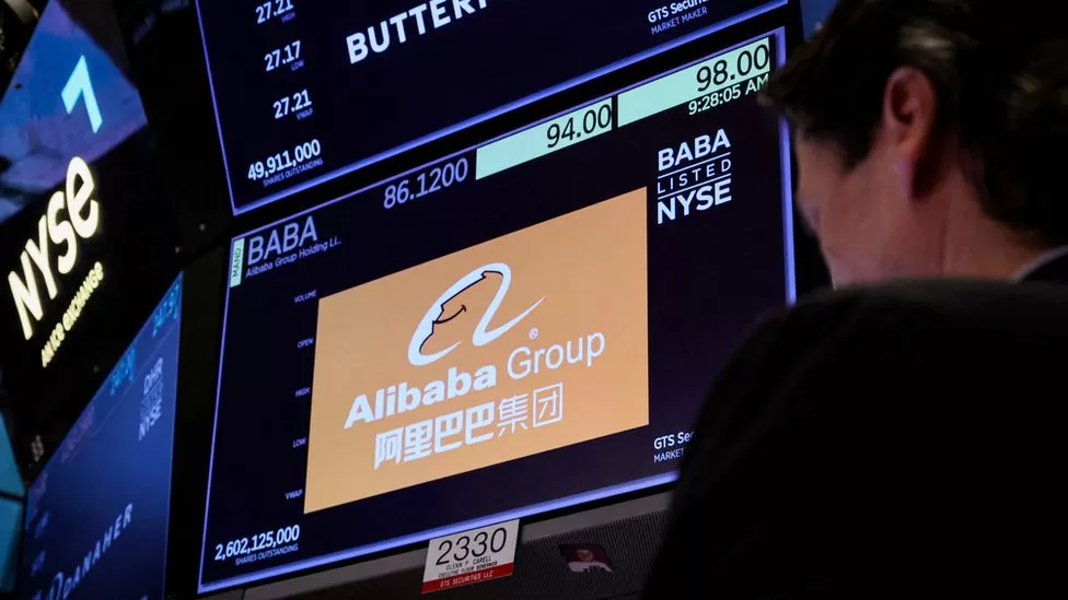 alibaba stock price
