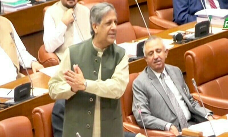 Law Minister of Senate speaks in the session in support of the Election Amendment Bill 2024.