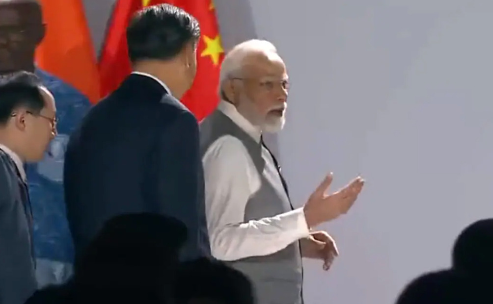 Modi and Xi at BRICS Summir