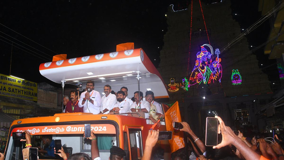 Shah at Padayatra
