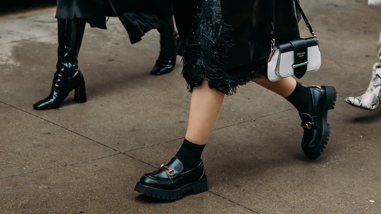 footwear fashion 2024- Lug-sole loafers
