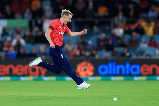 sam curran bowls englsnd to victory in the second T20. also see dawid malan