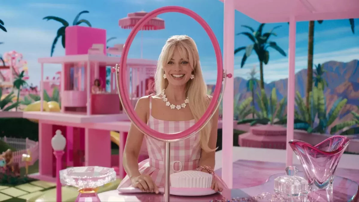 Margot Robbie plays Barbie