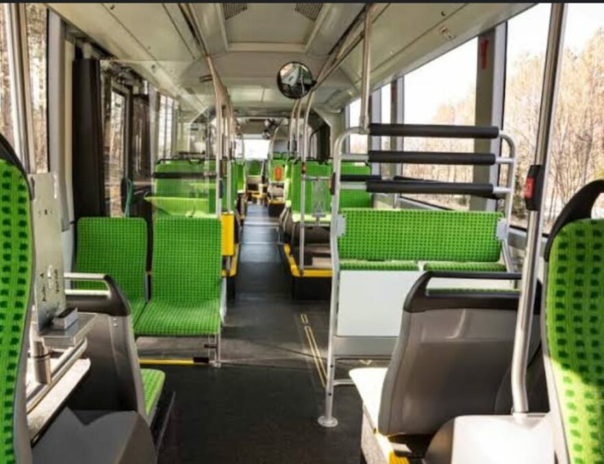 interior of e-bus (representational Image)