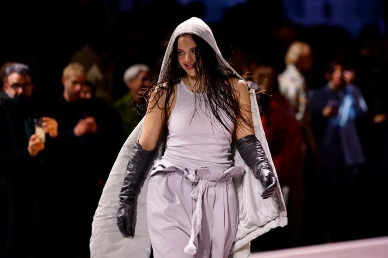 Grammy awardee Rosalia walks for Vuitton