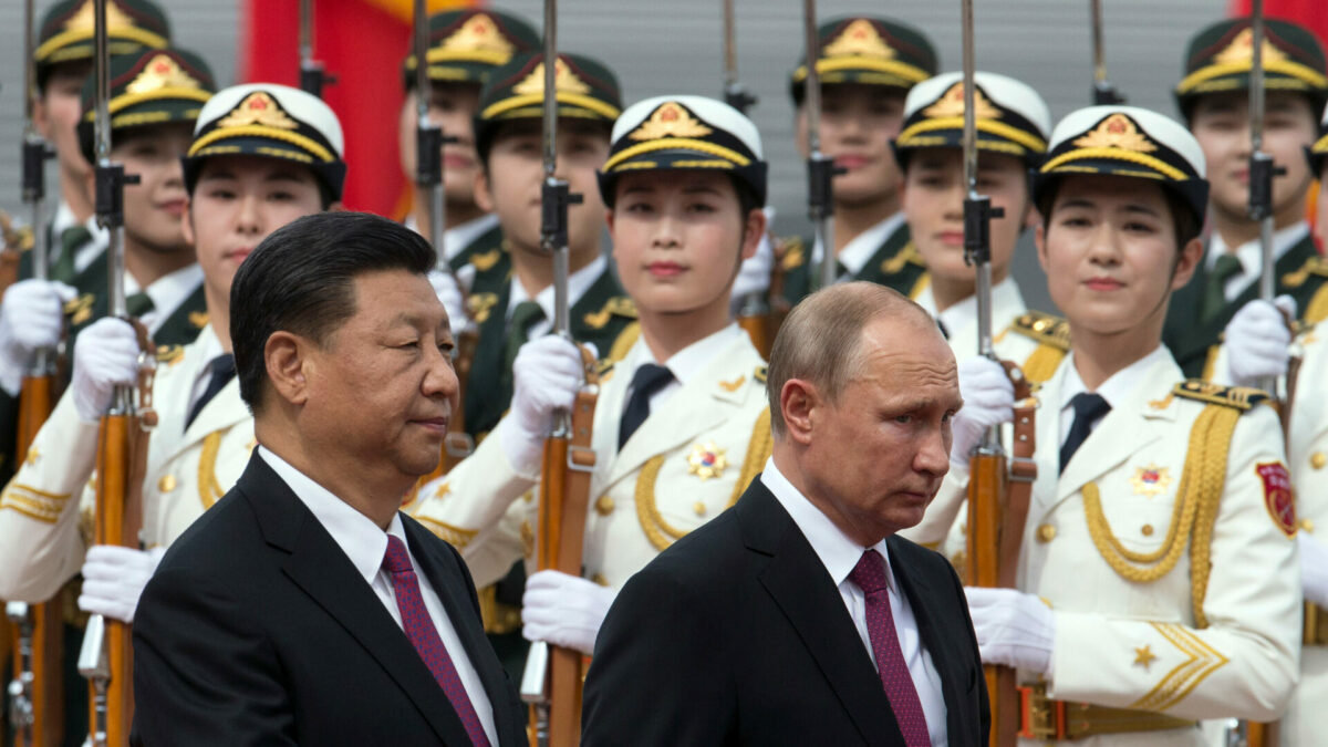 President Vladimir V. Putin of Russia and President Xi Jinping of China in 2018.
Photo Source: New York Times; Credit: Alexander Zemlianichenko/Associated Press
