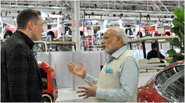 PM Modi meets Tesla CEO Elon Musk - Asiana Times