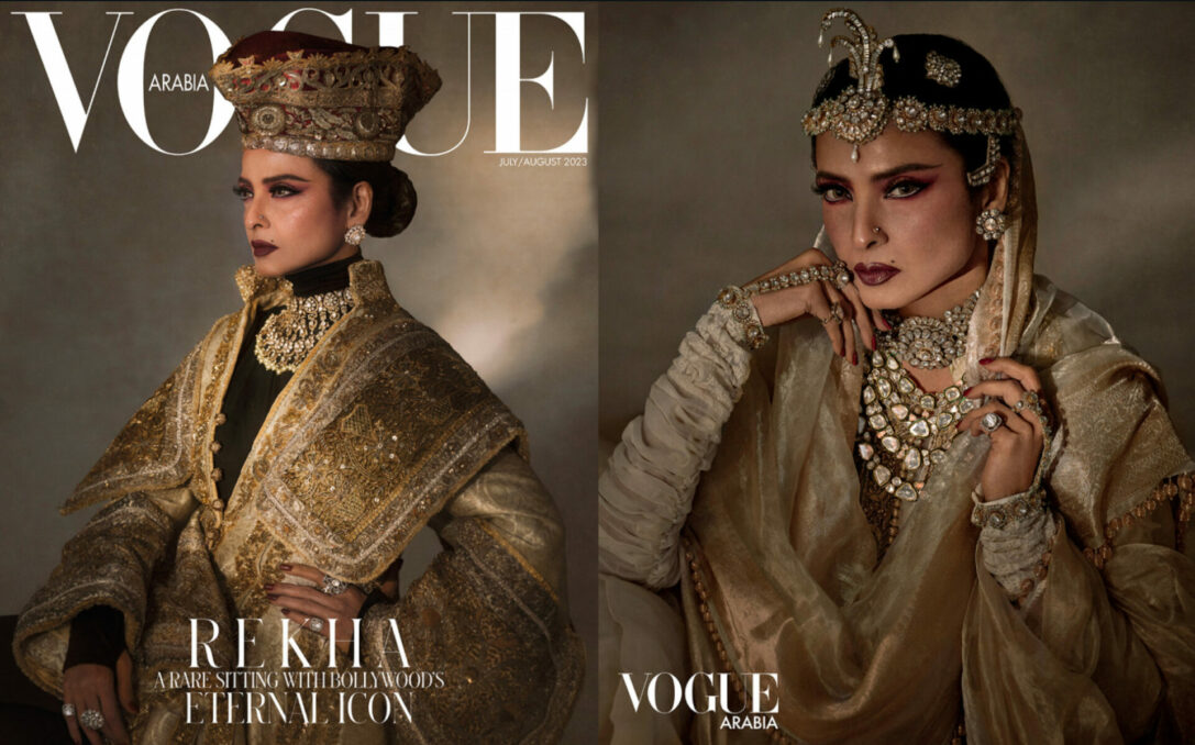 Rekha: Reigning Supreme on Vogue's Cover and Embracing a Life of Stardom - Asiana Times