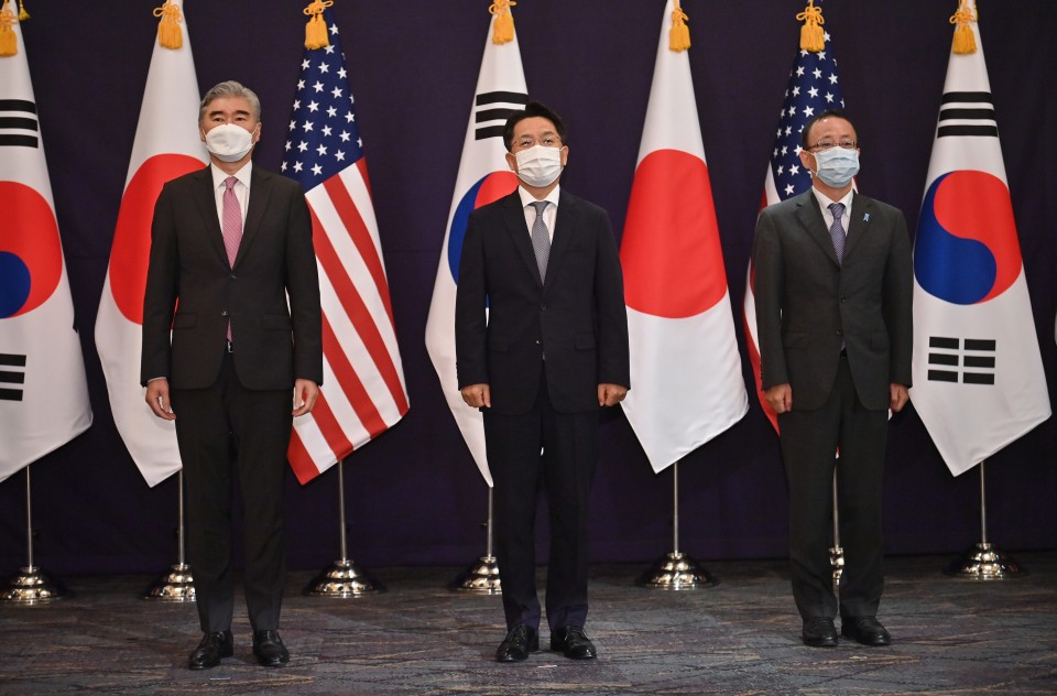 U.S., Japan, S. Korea agree to continue cooperation over N. Korea