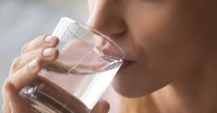 drinking water when thirsty.