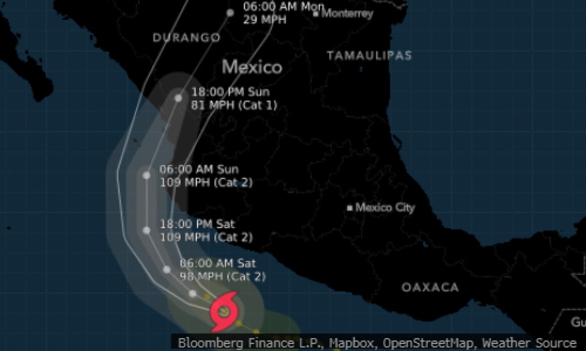 Mexico - Hurricane Roslyn