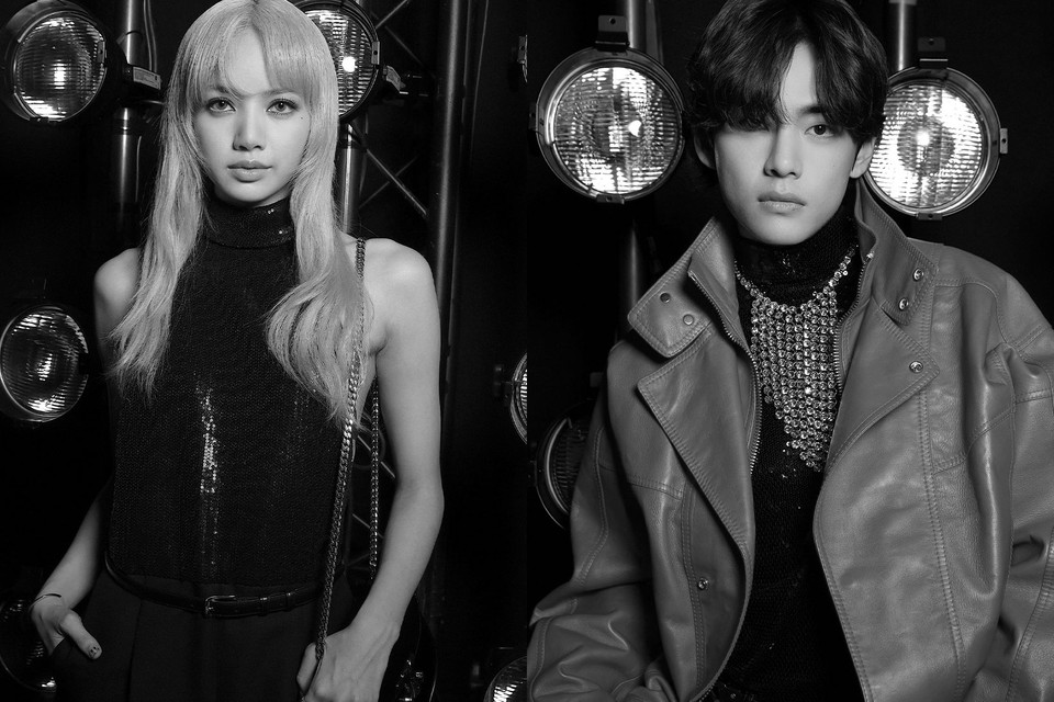 BTS V, Blackpink Lisa And Park Bo-gum Shines At Carpet Of CELINE Fashion  Show In