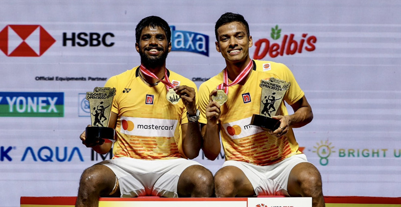 Chirag Shetty and Satwiksairaj create history in Indonesia Open - Asiana Times