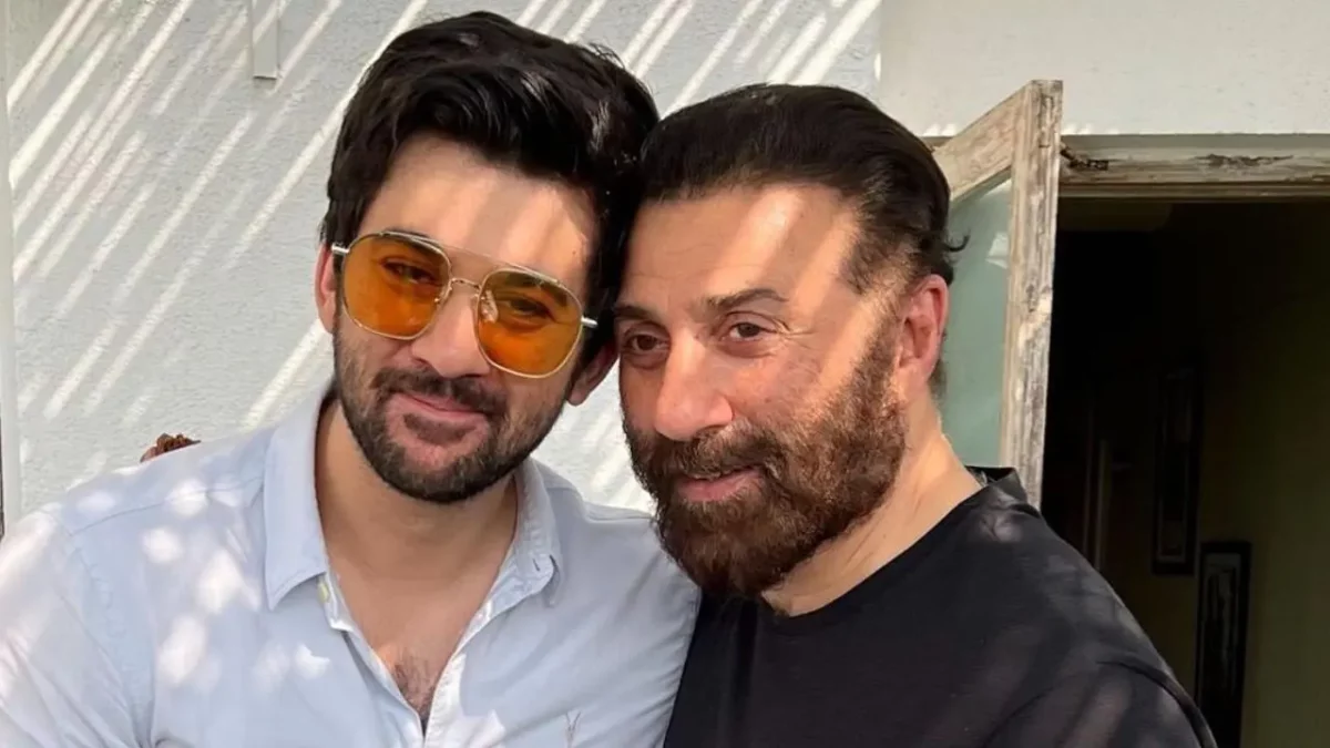 Sunny Deol with his son Karan Deol