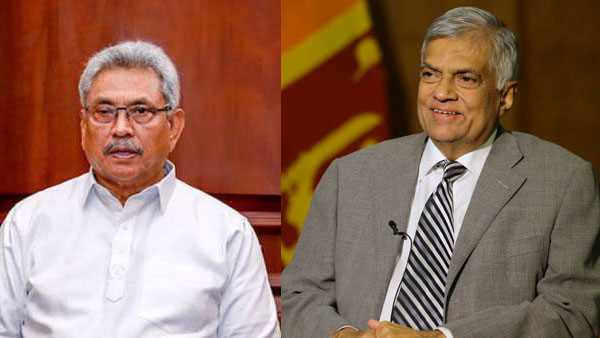 Sri Lankan ex- president & acting president